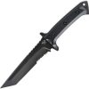 Skallywag Tactical Riptide Fixed Blade Tanto D2 Steel Black