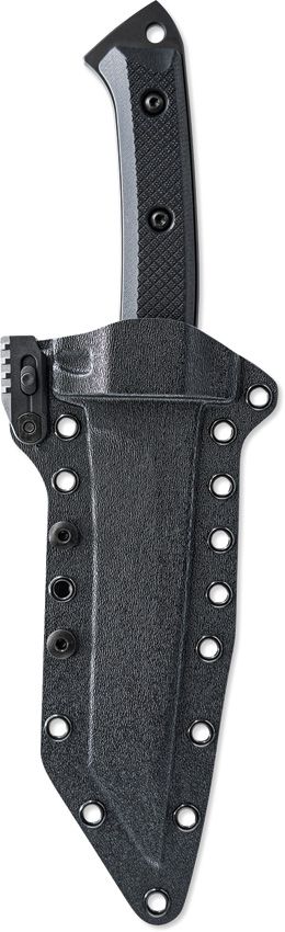 Skallywag Tactical Riptide Fixed Blade Tanto D2 Steel Black