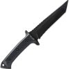 Skallywag Tactical Riptide Fixed Blade Tanto D2 Steel Black