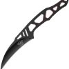 Skallywag Tactical Peg Leg Fixed Blade 4" Black 80CrV2 Steel