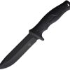 Skallywag Tactical T1 Fixed Blade 5.5" 420 Stainless Black