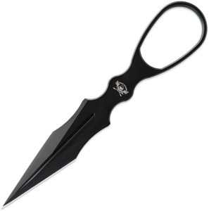 SKW17050.jpg Skallywag Tactical Aluminum Dagger Black 2.5" Fixed Blade