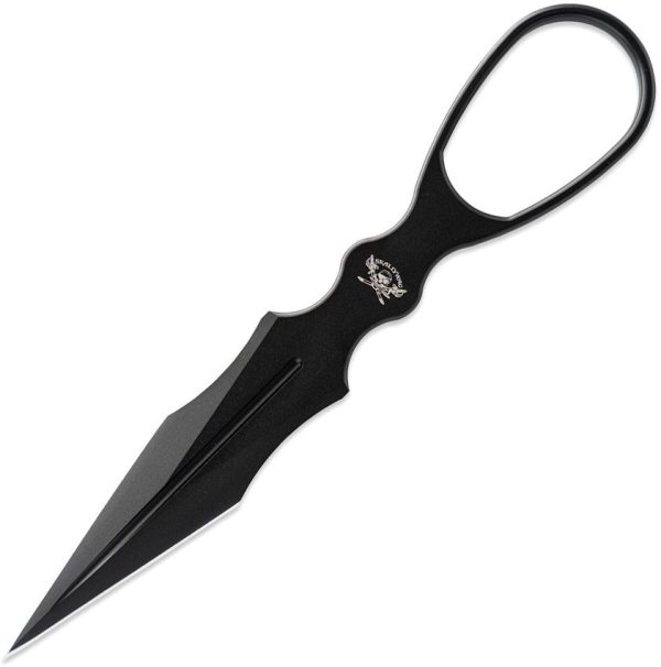Skallywag Tactical Aluminum Dagger Black 2.5" Fixed Blade