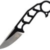 Skallywag Tactical Skeletor Fixed Blade 440C Black Kydex