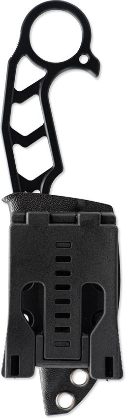 Skallywag Tactical Skeletor Fixed Blade 440C Black Kydex