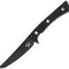 Skallywag Tactical Cairos Fixed Blade Black K340 Steel Tanto