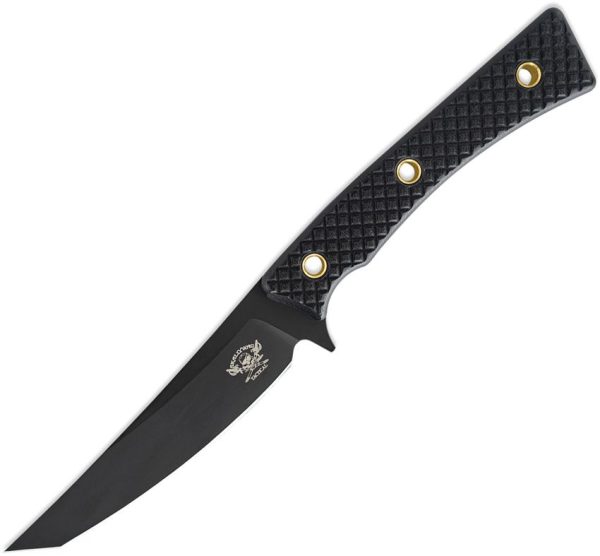 Skallywag Tactical Cairos Fixed Blade Black K340 Steel Tanto