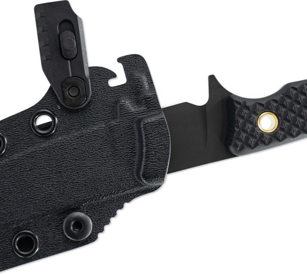 Skallywag Tactical Cairos Fixed Blade Black K340 Steel Tanto