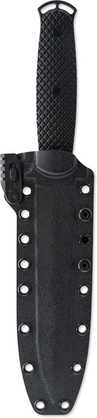 Skallywag Tactical Malice Fixed Blade Black K340 Steel 6.75"