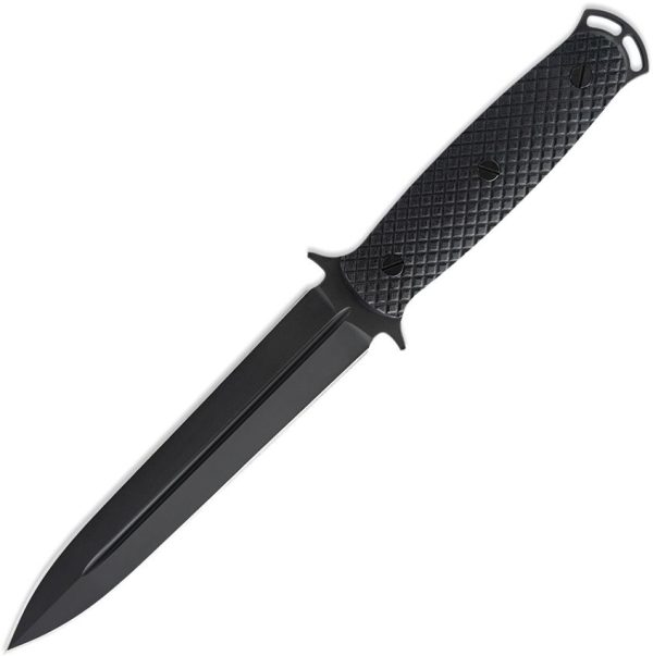 Skallywag Tactical Malice Fixed Blade Black K340 Steel 6.75"