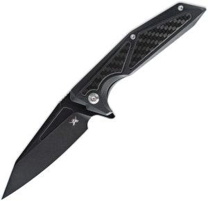 Skallywag Tactical Shadow Beard Framelock Folding Knife D2 Black