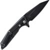 Skallywag Tactical Shadow Beard Framelock Folding Knife D2 Black