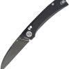 Skallywag Tactical Porpoise Folding Knife Black N690 Wharncliffe