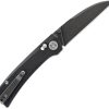 Skallywag Tactical Porpoise Folding Knife Black N690 Wharncliffe