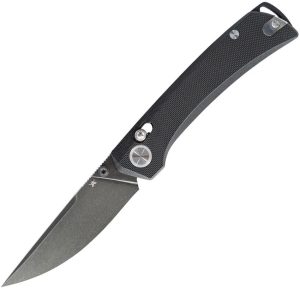 Skallywag Tactical Porpoise Folding Knife N690 Black G10