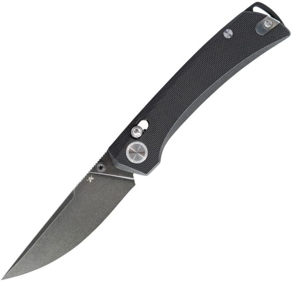 Skallywag Tactical Porpoise Folding Knife N690 Black G10