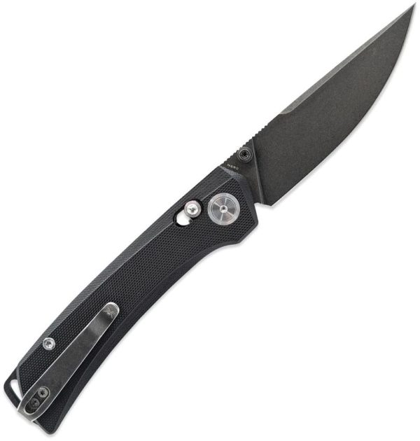 Skallywag Tactical Porpoise Folding Knife N690 Black G10