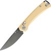 Skallywag Tactical Porpoise Folding Knife Tan G10 N690 Spear