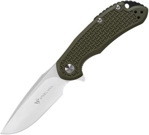 Steel Will Cutjack C22M Linerlock D2 Drop Point OD Green