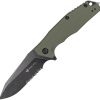 Steel Will Warbot Linerlock OD Green G10 Folding Knife