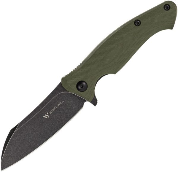 Steel Will Nutcracker F24 Linerlock Green G10