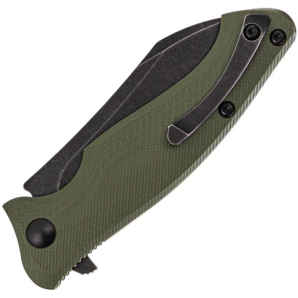 Steel Will Nutcracker F24 Linerlock Green G10