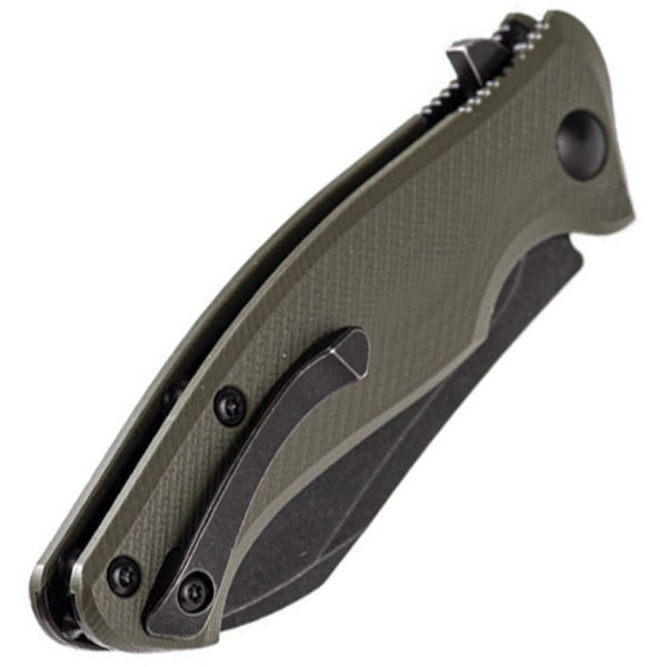 Steel Will Nutcracker F24 Linerlock Green G10