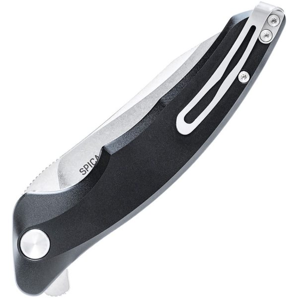 Steel Will Spica F44-01 Linerlock Black Aluminum