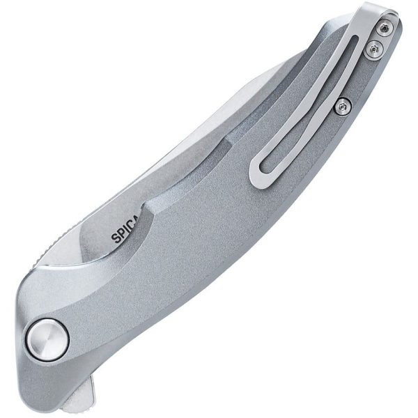 Steel Will Spica F44-27 Linerlock - Silver Aluminum