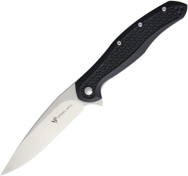 Steel Will Intrigue Linerlock - Black FRN Handle