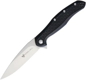 Steel Will Intrigue Mini Linerlock - Black FRN
