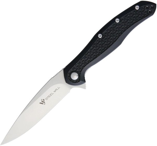 Steel Will Intrigue Mini Linerlock - Black FRN