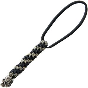 Schmuckatelli Co Mind Lanyard Black Gray Paracord