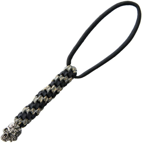 Schmuckatelli Co Mind Lanyard Black Gray Paracord