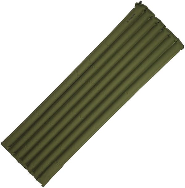 Snugpak Basecamp Air Mat w/Foot Pump - OD Green