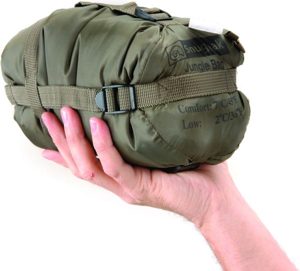 Snugpak Jungle Bag Olive Sleeping Bag - Mosquito Net