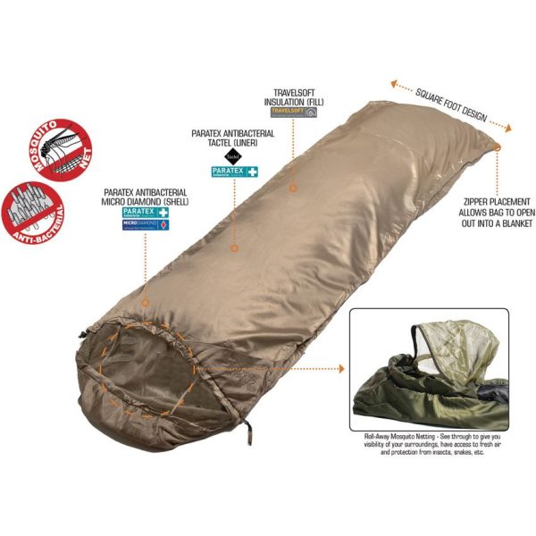 SN92256_add_03.jpg Snugpak Jungle Bag Tan Sleeping Bag - Built-In Net