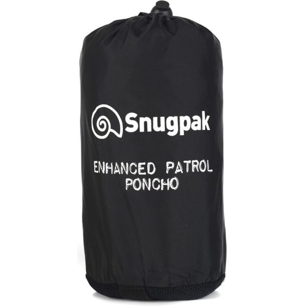 Snugpak Enhanced Patrol Poncho Black Waterproof