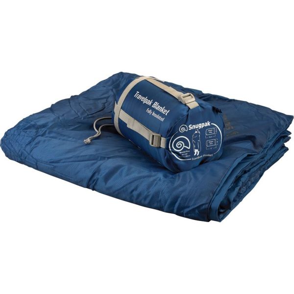 Snugpak Travelpak Blanket Petrol Blue Compact