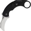 Krudo SNAGbit Framelock Karambit 2.75in Stonewash 9Cr18MoV