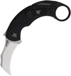 Krudo SNAGbit Framelock Karambit 2.75in Stonewash 9Cr18MoV