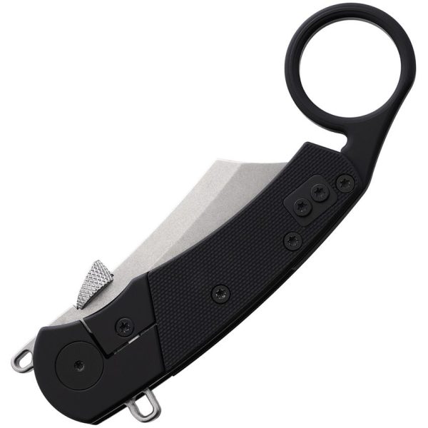 Krudo InKorrigible Framelock Folding Knife 9Cr18MoV Stonewash