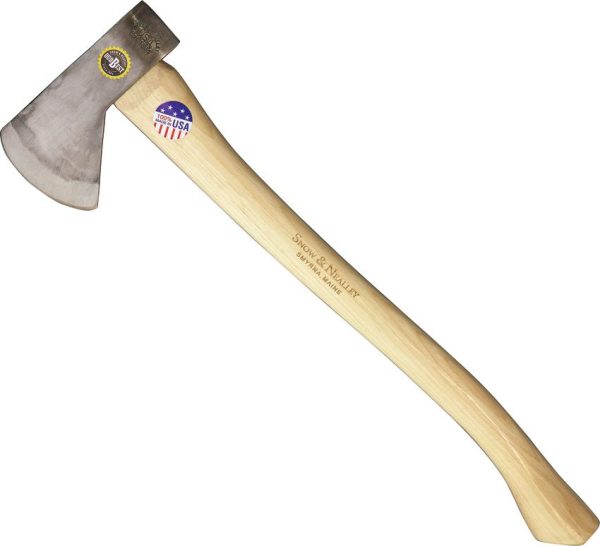 SNOW12.jpg Snow & Nealley Hudson Bay Camping Axe Carbon Steel Hickory