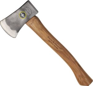 SNOW14.jpg Snow & Nealley Outdoorsmans Belt Axe Fixed Blade Hickory Handle
