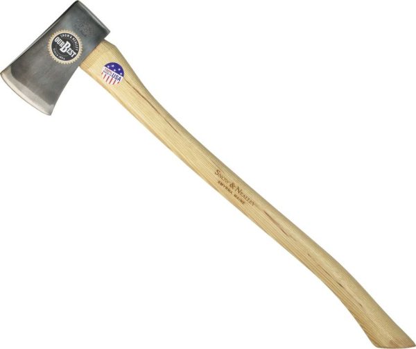 SNOW16.jpg Snow & Nealley Single Bit Axe 2.25lb Carbon Steel Fixed Blade