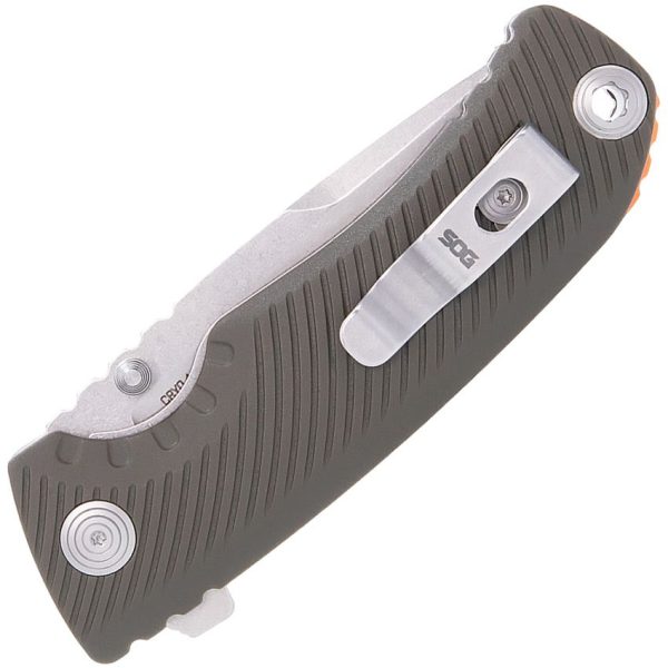 SOG Tellus ATK Linerlock Folding Knife 3.25" 440 Stainless OD Green