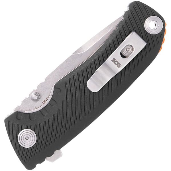SOG Tellus ATK Assisted Folding Knife 440 Stainless Black