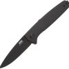 SOG Twitch III Linerlock Folding Knife 154CM Black 3in Blade