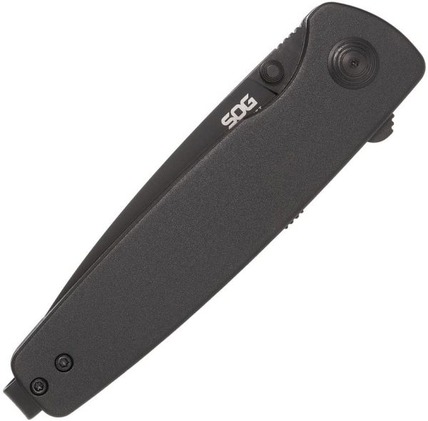 SOG Twitch III Linerlock Folding Knife 154CM Black 3in Blade