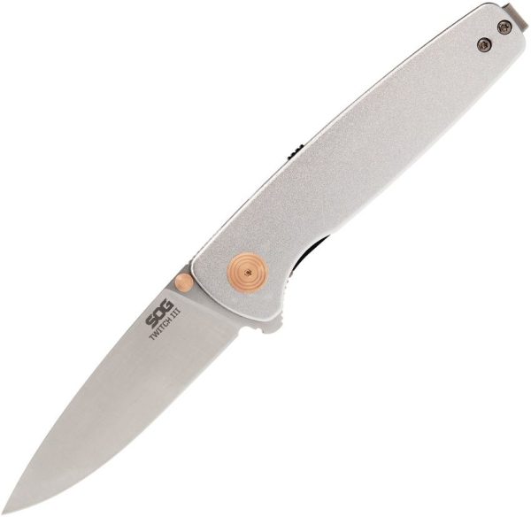SOG11150243.jpg SOG Twitch III Linerlock Rose Gold Folding Knife 154CM Stainless